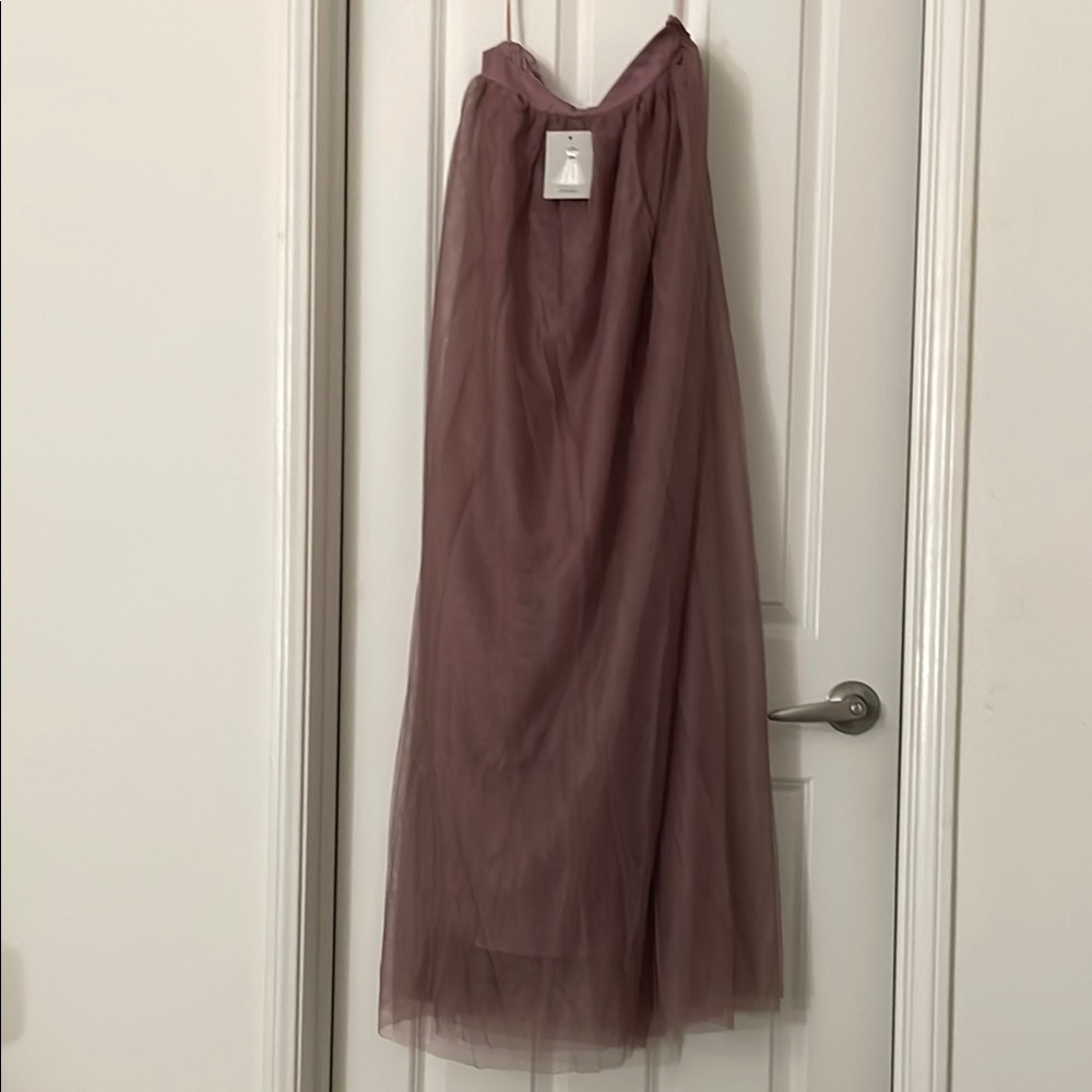 Elegant mauve princess ballerina skirt